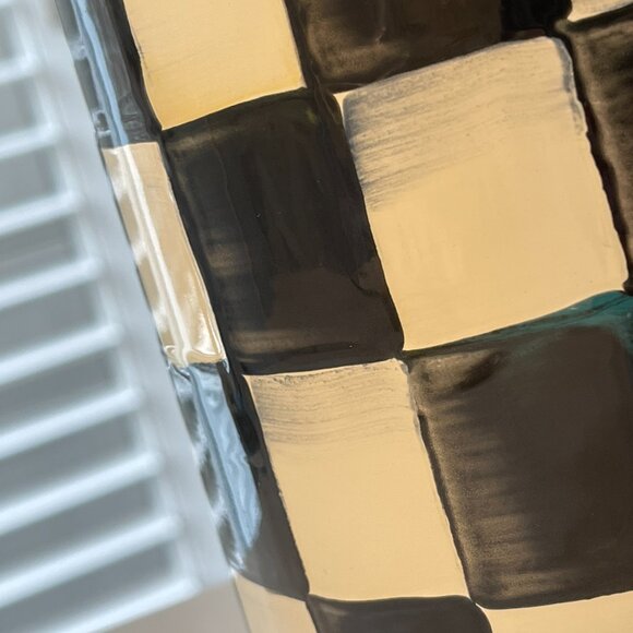 Vintage MacKenzie-Childs Courtly Check Large Canister - Picture 16 of 16